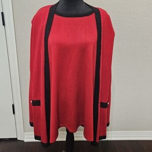 Avenue Women's Cardigan/Tank Combo